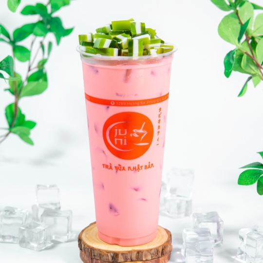 Trà sữa hoa anh đào